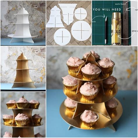 18 Diy Cupcake Stand Using Cardboard Images