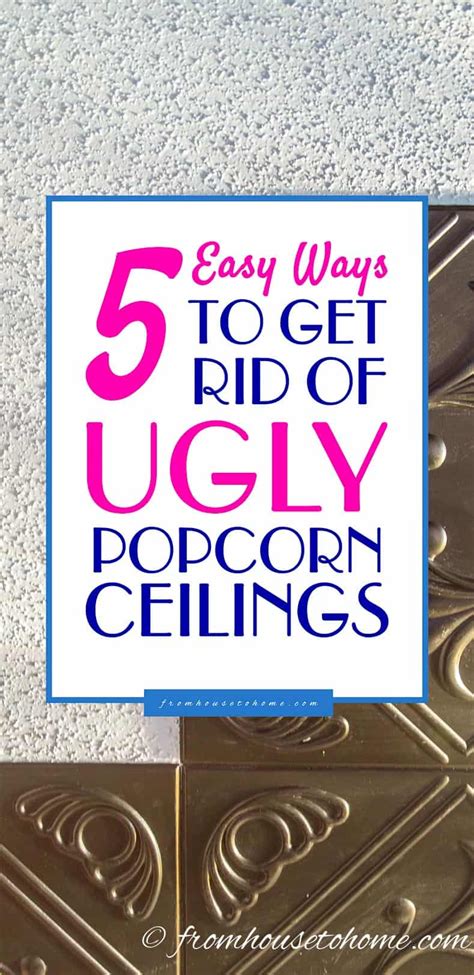 Make sure to leave a little slack in it and then overlap it in the middle of the floor and seal tape it with some duct tape. How To Cover Popcorn Ceilings (5 easy ways)