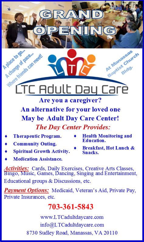 Adult Day Healthcare Services Return To Manassas