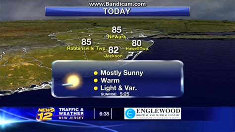 News 12 New Jersey Traffic And Weather 6162014 An Excellent Forecast