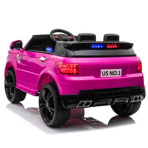 Tobbi Battery Powered Kids Police Car Purple Tobbi