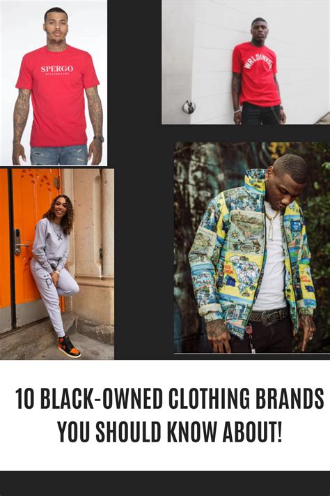 10 Black Owned Clothing Brands You Should Know About Hairston Hustle