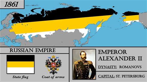 Russian Empire 1721 1917 History Map Every Year Youtube