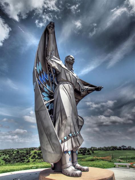 Dignity Of Earth And Sky Statue Photograph By James C Richardson Pixels