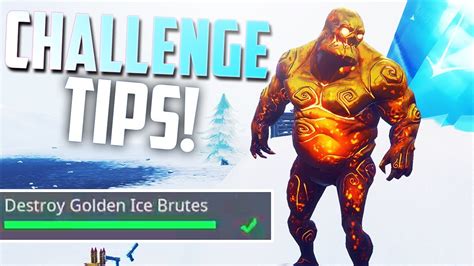 Tips How To Destroy 20 Golden Ice Brutes Ice Storm Challenge Youtube
