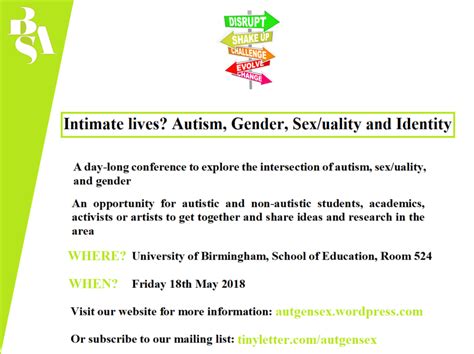 Pdf Intimate Lives Autism Gender Sexuality And Identity