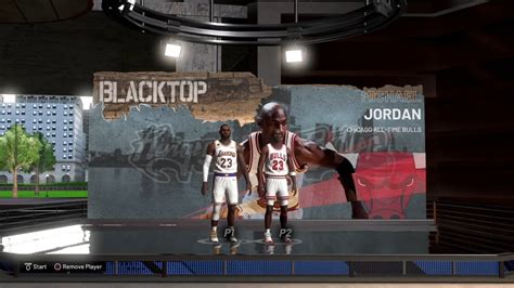Nba 2k20 Gameplay Blacktop Lakers Lebron James Vs Bulls Michael Jordan