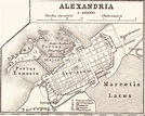 Plano Alejandría. Fundada por Alejandro Magno y construida por los ...