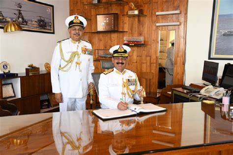 Vice Admiral Dinesh K Tripathi Assumes Charge As Western Naval