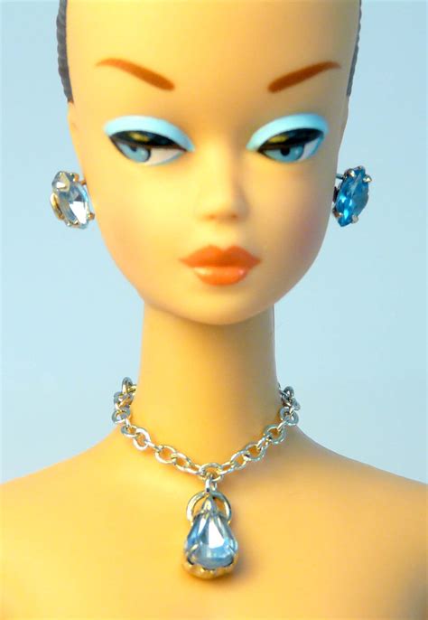 Handmade Barbie Necklace And Earrings By Dolljc Doll Jewelry
