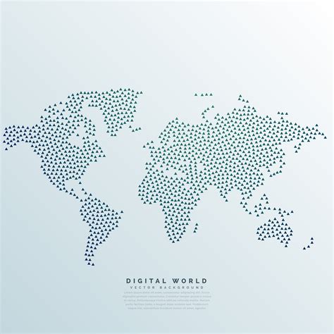 World Map Made With Dots Download Free Vector Art Stock Graphics