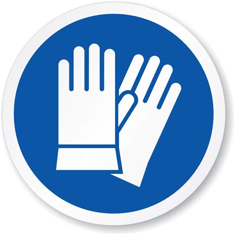 Lab Safety Symbols Gloves
