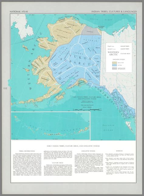 Early Indian Tribes Culture Areas And Linguistic Stocks Alaska