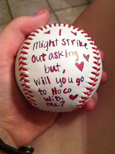 Idk Its Just Cute Baseball Proposal Sadies Proposal Dance Proposal