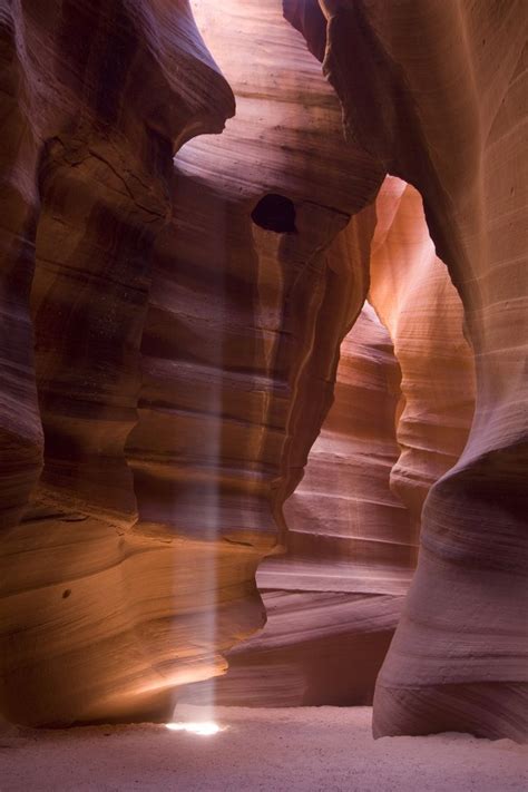 Inside A Sandstone Cave In The Desert Of Antelope Canyon Grand Canyon