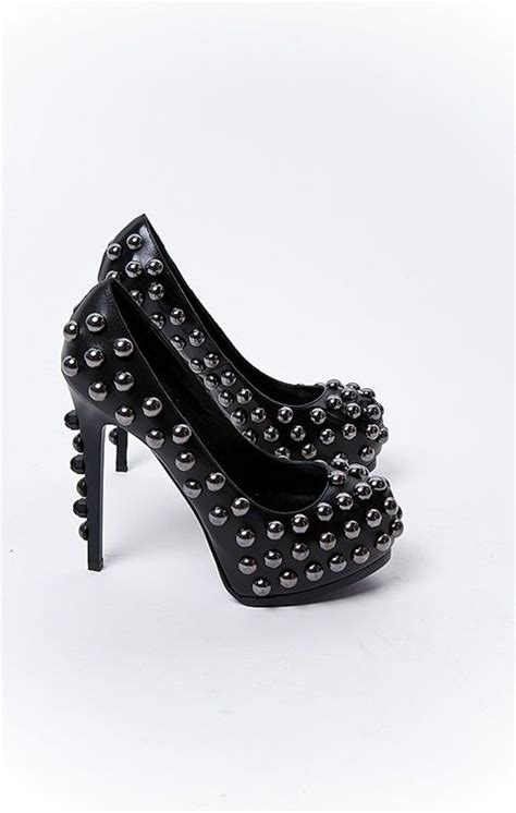 Ruthie Davis Stud Pump Black Nickel Ruthie Davis Heels