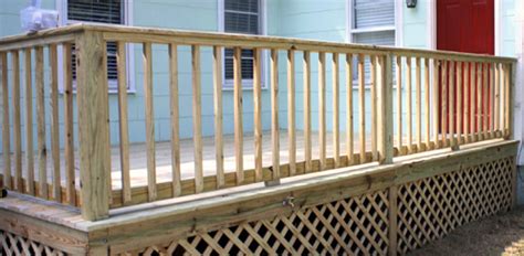 Building code requires support posts for the rail structure to be no further apart than 6 feet on a deck with 4×4' deck rail posts and no more than 8 feet apart for decks with 6×6' deck rail posts. Deck railing height code ohio | Deck design and Ideas