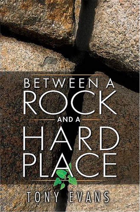 Between A Rock And A Hard Place By Tony Evans English Paperback Book Free Ship 9780802423269