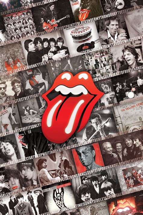 The Rolling Stones Poster Rolling Stones Poster Rolling Stones Logo