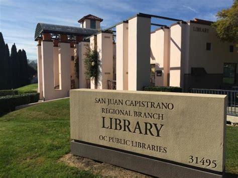 Books Picture Of San Juan Capistrano Regional Library San Juan