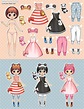 paper doll by VeggieStudio Barbie Paper Dolls, Paper Dolls Book ...