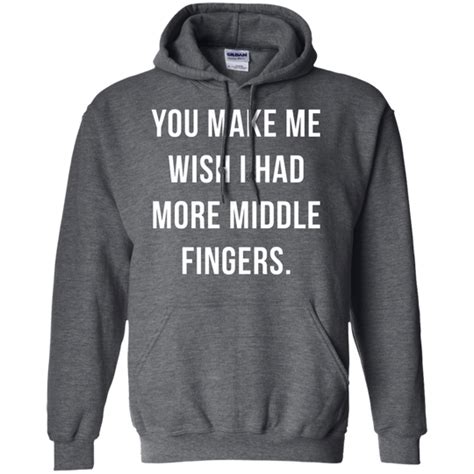 you make me wish i had more middle fingers t shirt long sleeve ifrogtees