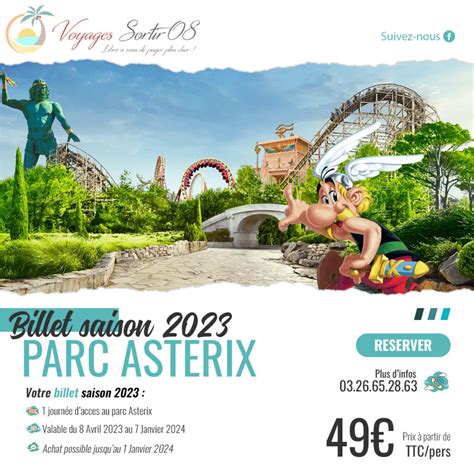 Voyages Sortir Billeterie Parc Asterix