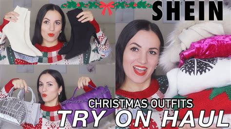 SHEIN CHRISTMAS FASHION TRY ON HAUL 2022 HUGE Shein Haul Clothes