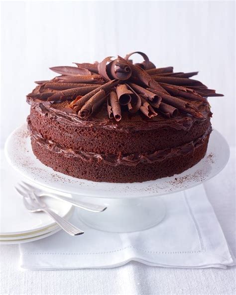Serve straight from the fridge. Mary Berry's very best chocolate and orange cake | Recipe ...