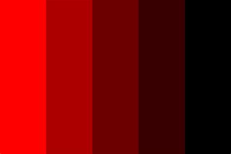 Reverse Monochromatic Red Color Palette