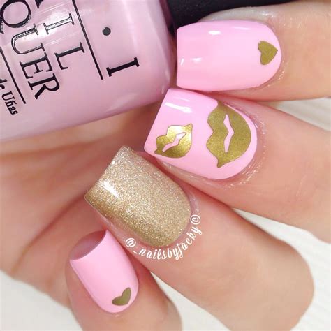 What Better Way To Start Off The Month With A Vday Inspired Mani How