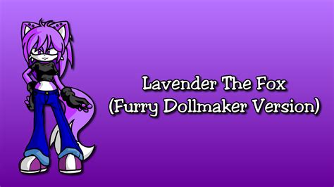Lavender The Fox Furry Dollmaker Version 2023 By Kanjimarleydash