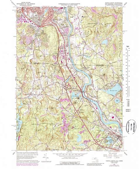 1965 Nashua South Nh New Hampshire Usgs Topographic Map
