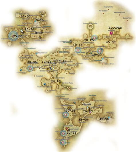 Toki Anima Blog Entry `botany Gathering Map` Final Fantasy Xiv The