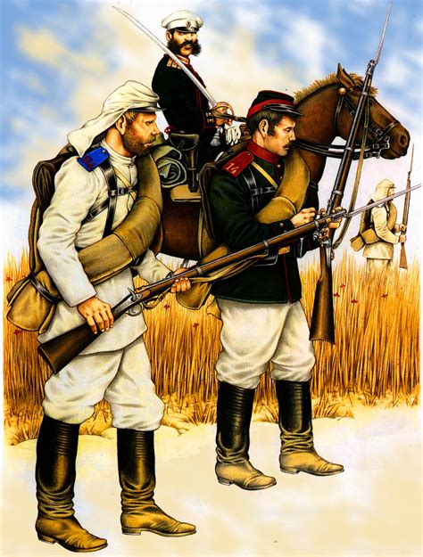 Russian Line Infantry During The Russo Turkish War 1877 Army History