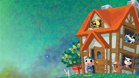 Hd Wallpaper Animal Crossing Games Art House Male Fall Wallpaper