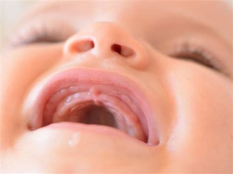 Poussée dentaire de bébé LittleR Une Fille 3 0