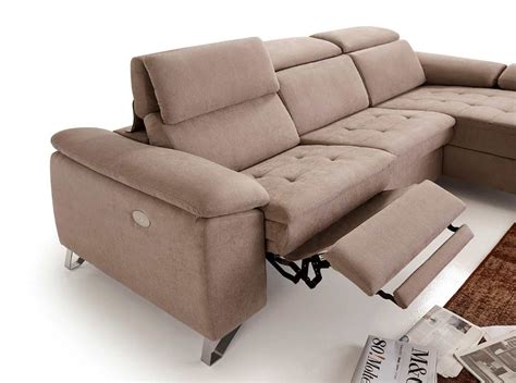 Modern Beige Sectional Sofa Ef 017 Fabric Sectional Sofas