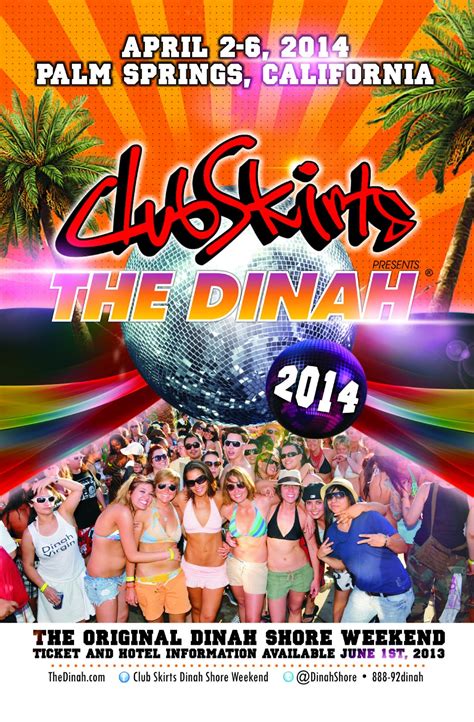 Club Skirts Dinah Shore Weekend Palm Springs In The Mood For A