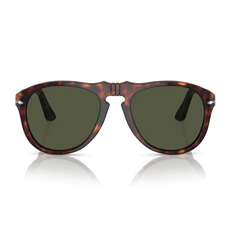 Persol 649 Original Aviator Sunglasses In Green For Men Lyst