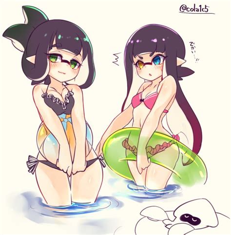 Inkling Player Character And Inkling Girl Splatoon Drawn By Conomi C5