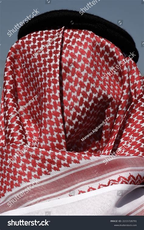 Person Wearing Saudi Arabian Shemagh Stock Photo Shutterstock