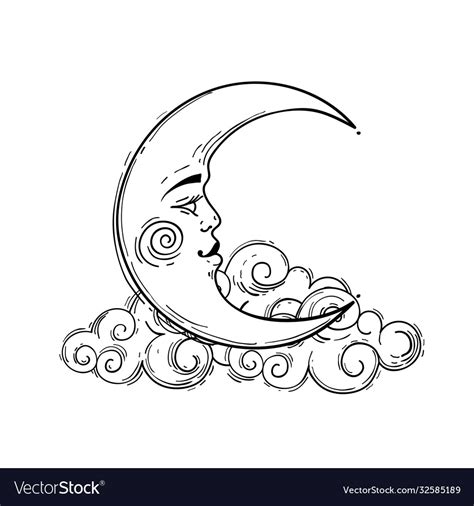 Drawing Half Moon