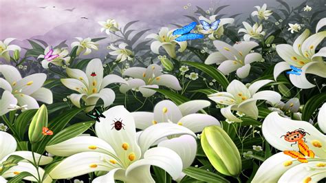 Free Flowers Screensaver For Windows 10 Flowers And Butterflies