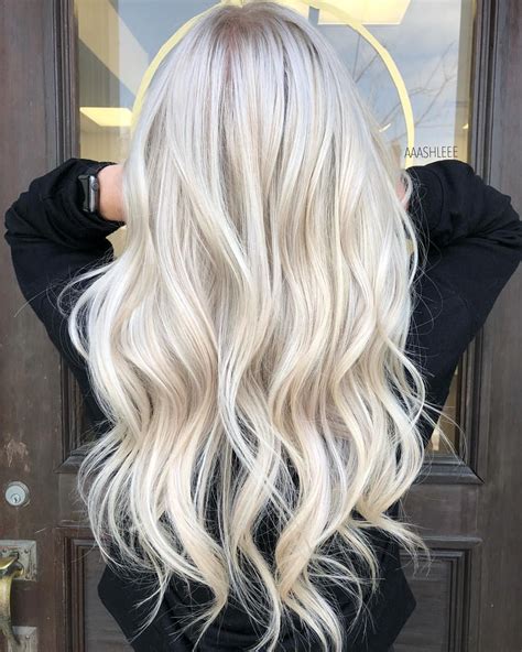 Full Head Of Foil Highlights On This Babe She Likes To Be As Blonde As Possible At Her