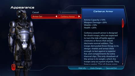 Mass Effect 2 Cerberus Assault Armor