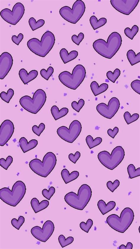 Purple Heart Video Iphone Wallpaper Phone Wallpaper Aesthetic