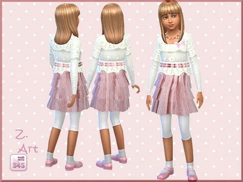 Butterfly Dress By Zuckerschnute20 Sims 4 Female Clothes