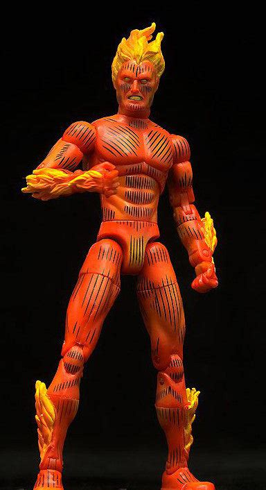 Human Torch Figure By Toy Biz Fantastic Four Action Figures Dolls