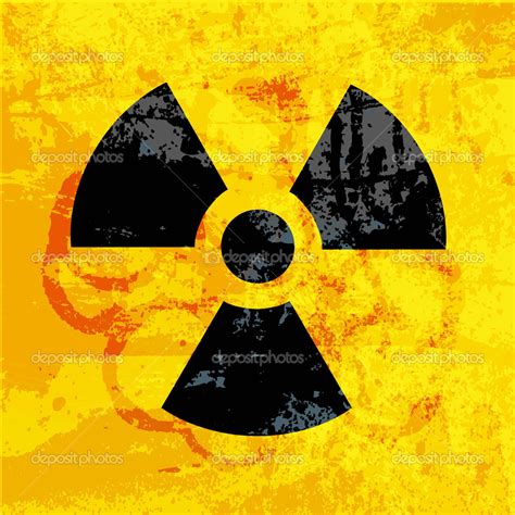Radioactivity Symbol On Grungy Background — Stock Vector © File404